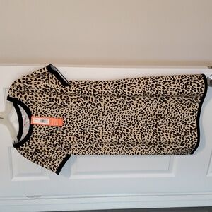 Jude Connally Dress cheetah/camel nwt xl